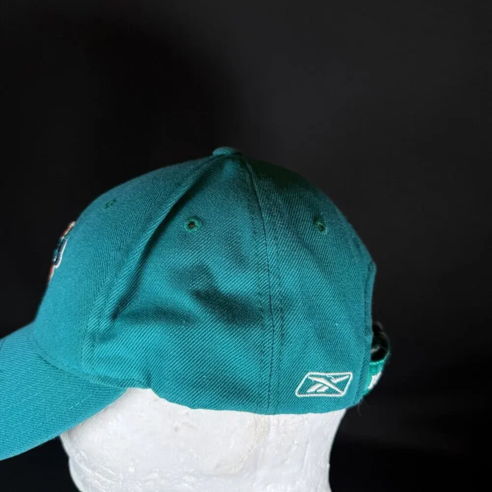 MIAMI DOLPHINS NFL Football Reebok Aqua Hat Baseball Cap Adjustable Hook & Loop